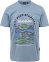 Napapijri Sangay T-shirt Lichtblauw NP0A4H2DB2B1 kopen | Suitable