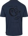 Scotch And Soda T-Shirt Navy Print Product / Achterkant