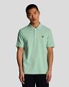 Lyle and Scott Polo Plain Light Green Model / Voorkant