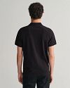 Gant Shield Piqué Poloshirt Zwart Model / Achterkant