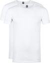 Alan Red Ottawa T-shirt Stretch White 2-Pack