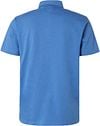 No Excess Poloshirt Slub Blauw Product / Achterkant