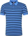 Sun68 Polo Cold Dye Stripes Blauw A31107-12 online bestellen | Suitable