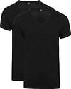 Alan Red V-Neck Dean T-Shirt (2Pack) Black order online | 6661/2P/99 Dean T-shirt Black | Suitable Lithuania