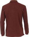 Casa Moda Poloshirt LS Dark Red Product / Achterkant