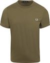 Fred Perry Ringer Shirt Green R79 M3519-R79 order online | Suitable