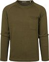 KnowledgeCotton Apparel Sweater Olive Green 80659-1068 order online | Suitable