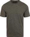 Marc O'Polo T-shirt Slub Stripes Dark Green 522218651174-D59 kaufen | Suitable