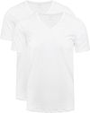 Mey V-neck Dry Cotton T-shirt White 2-Pack 46007 order online | Suitable