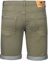 Petrol Denim Short Jackson Olijfgroen Product / Achterkant
