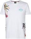 Petrol T-Shirt Islandcrest Print Weiß M-1050-TSR673-0000 kaufen | Suitable