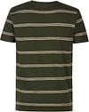 Petrol T-Shirt Rugby Gestreept Donkergroen Product / Achterkant
