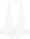 Jupe Blanche Colis Chemise + Gilet + Nœud En Coton Moldau Product