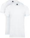 Suitable Obambo T-Shirt Round-Neck White 2-Pack