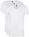 Alan Red Oklahoma T-shirt Stretch White 3-Pack