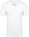 Alan Red Bamboo T-shirt V-Neck Wite order online | 6663/SP/01 Baltim T-shirt White | Suitable Spain