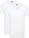Alan Red Dean T-Shirt V-Ausschnitt Weiß (2er-Pack) 6661/2P/01 Dean T-shirt White