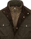 Barbour Wachsjacke Ogston Olive Product / Detail
