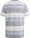 Cast Iron Blue Knitted Stripes T-shirt Product / Achterkant