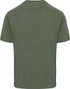 King Essentials The Shawn T-Shirt Olijfgroen Product / Achterkant