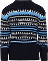 Knowledge Cotton Apparel Wollpullover Dunkelblau Product / Achterkant