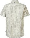 Petrol Shirt Cocoa Beach Beige Product / Achterkant