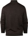 Steppin' Out Half Zip Pullover Merino Wool Brown Product / Achterkant