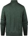 Steppin' Out Half Zip Trui Merinowol Sage Groen Product / Achterkant