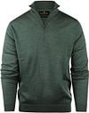 Steppin' Out Half Zip Trui Merinowol Sage Groen SM1204.0001-5107 kopen | Suitable