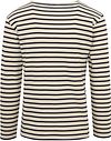 Armor-Lux Houat Pullover Streifen Schwarz Ecru Product / Achterkant