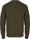 Anerkjendt Pullover Sune Jacquard Dunkelgrün Product / Achterkant