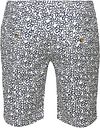 Blue Industry Shorts M8 Flowers Navy Product / Achterkant