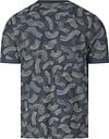 Cast Iron T Shirt Dark Blue Print Product / Achterkant