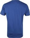 T-shirt biologique standard coloré bleu Product / Achterkant