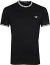 Fred Perry Twin Tipped T-shirt Black M1588-102 Black order online | Suitable