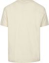 Gant T-shirt Graphic Logo Ecru Product / Achterkant