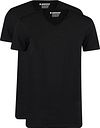 Garage T-Shirts Basiques Lot de 2 Col-V Bio Noir 0222-931 commander en ligne | Suitable