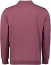 No Excess Polo Zip Pullover Dark Wine Product / Achterkant
