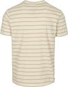 No-Excess T-Shirt Crewneck Jacquard Stripes Product / Achterkant