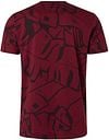 No Excess T-Shirt Print Rood Product / Achterkant