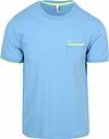 Sun68 Piqué T-Shirt Fluo Stripe Light Blue T35124-56 order online | Suitable