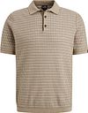 Vanguard Polo Shirt Knitted Checks Beige VPSS2502814-8052 order online | Suitable