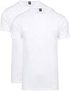 Alan Red Derby Round Neck T-shirt White 2-Pack 6672/2P/01 Derby T-shirt White