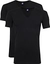 Alan Red T-Shirt NOV V-Neck Stretch Zwart 2-Pack 5601/2P/99 NOV T-shirt Black kopen | Suitable