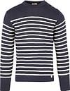 Armor-Lux Molène Pull laine rayé marine 70094-429 commander en ligne | Suitable