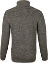 Barbour Sweater NewTyne Zip Vert Foncé Product / Achterkant