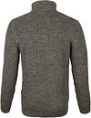 Barbour NewTyne Zip Pullover Wool Dark Green Product / Achterkant