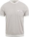 Blue Industry T Shirt Stripe Ecru KBIS23-M30 off white order online | Suitable