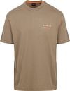 BOSS T-shirt Backprint Light Brown 50515553-246 order online | Suitable