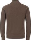 Casa Moda Pullover Zip Petrol Brown Product / Detail